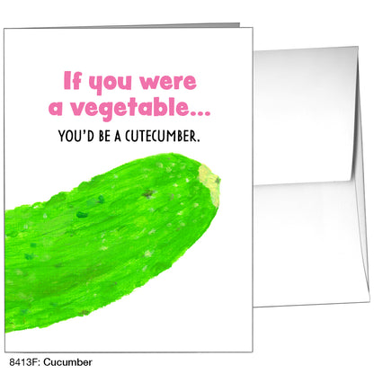 Cucumber, Greeting Card (8413F)