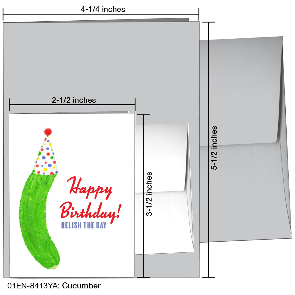 Cucumber, Greeting Card (8413YA)