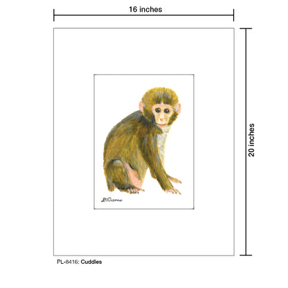 Cuddles Monkey, Print (#8416)