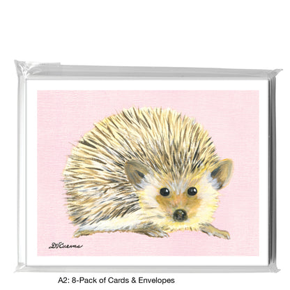 Roundy Hedgehog, Greeting Card (8417K)