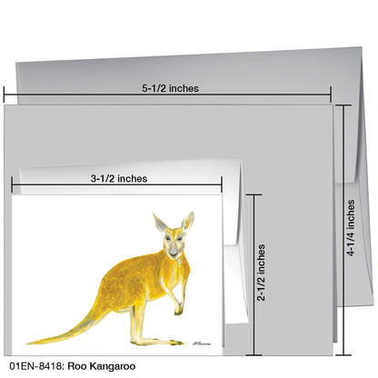 Roo Kangaroo, Greeting Card (8418)