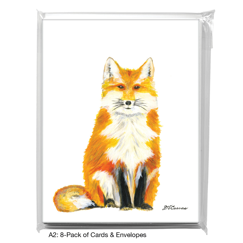 Plush Fox, Greeting Card (8419)