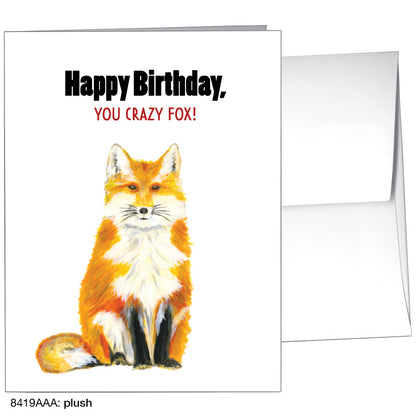 Plush Fox, Greeting Card (8419AA)