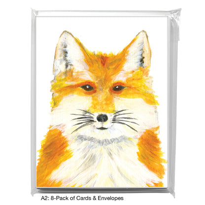 Plush Fox, Greeting Card (8419K)