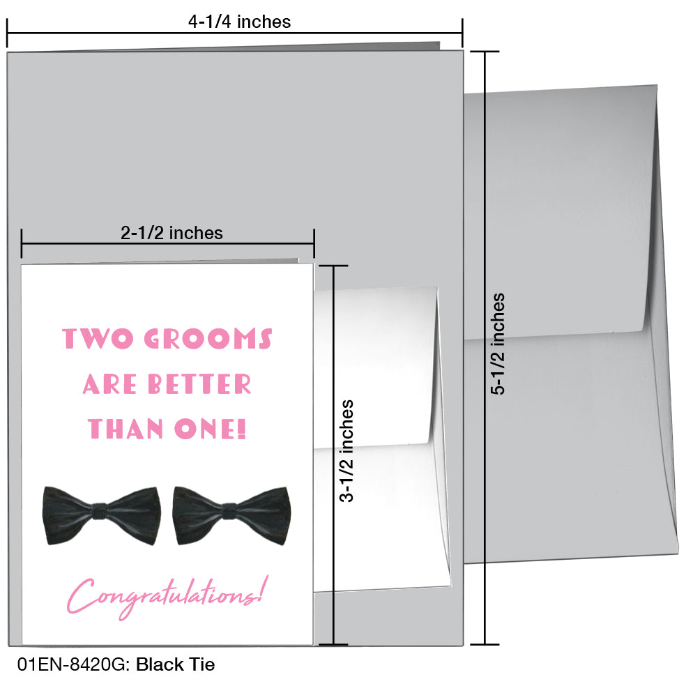 Black Tie, Greeting Card (8420G)