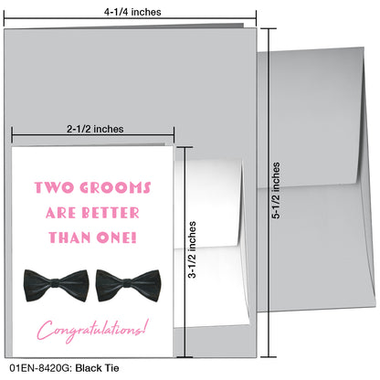 Black Tie, Greeting Card (8420G)