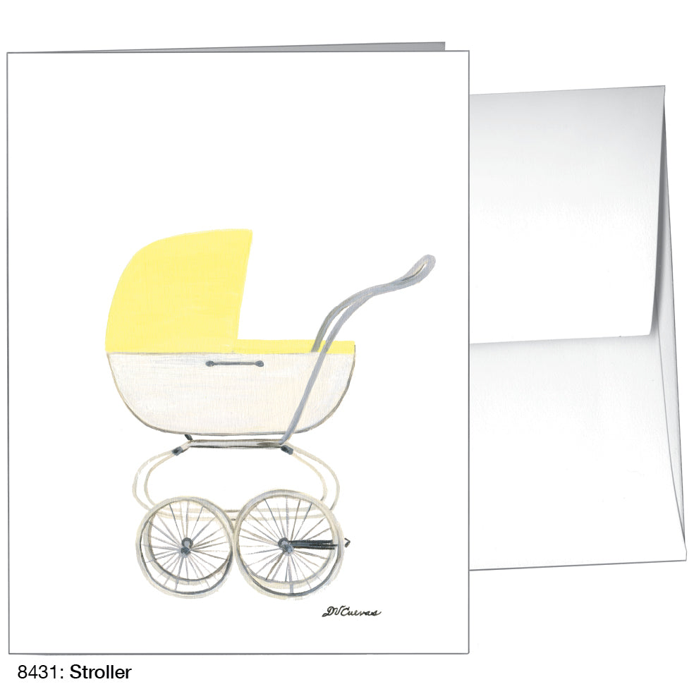 Stroller, Greeting Card (8431)