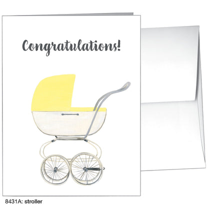 Stroller, Greeting Card (8431A)