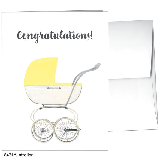 Stroller, Greeting Card (8431A)