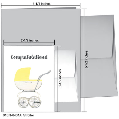 Stroller, Greeting Card (8431A)