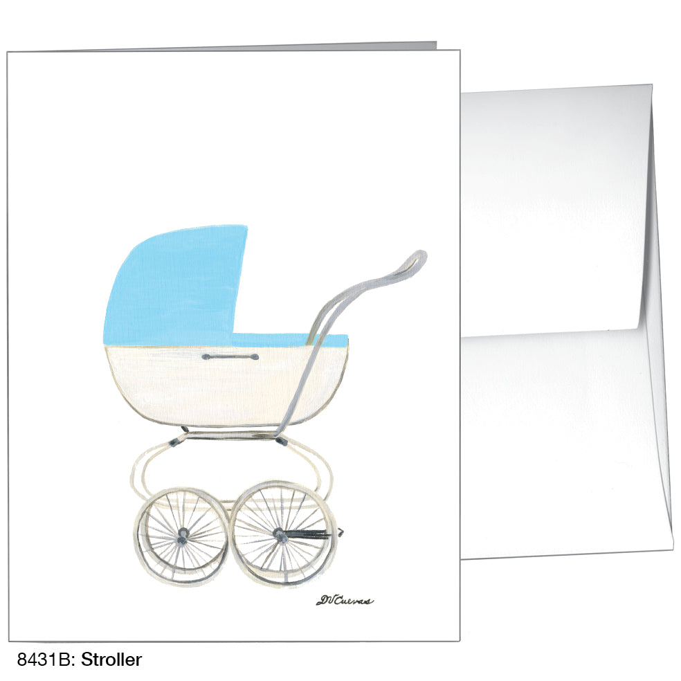 Stroller, Greeting Card (8431B)