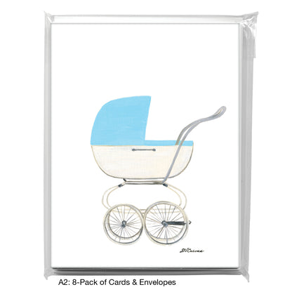 Stroller, Greeting Card (8431B)