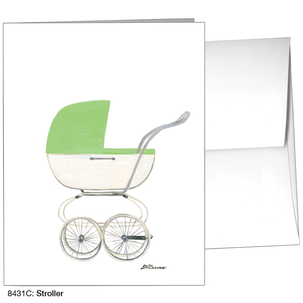 Stroller, Greeting Card (8431C)