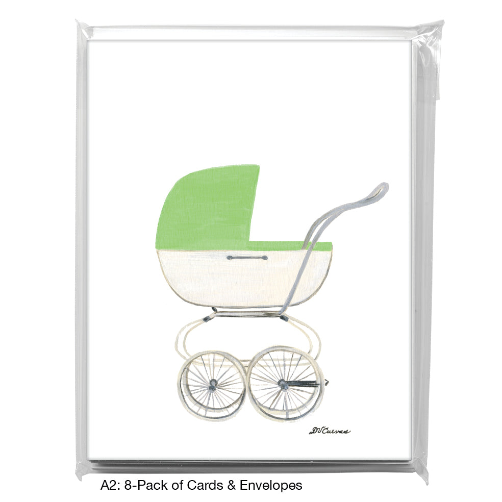 Stroller, Greeting Card (8431C)