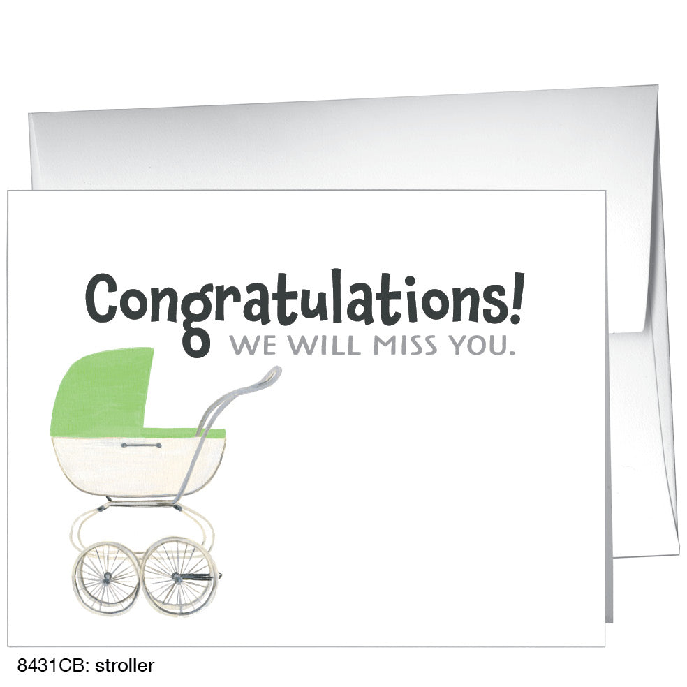 Stroller, Greeting Card (8431CB)