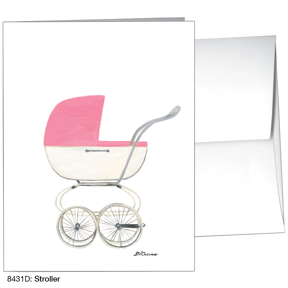 Stroller, Greeting Card (8431D)