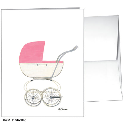 Stroller, Greeting Card (8431D)