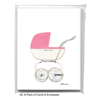 Stroller, Greeting Card (8431D)