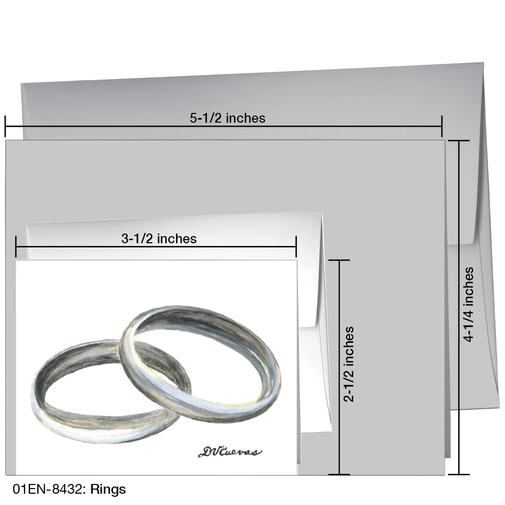 Rings, Greeting Card (8432)