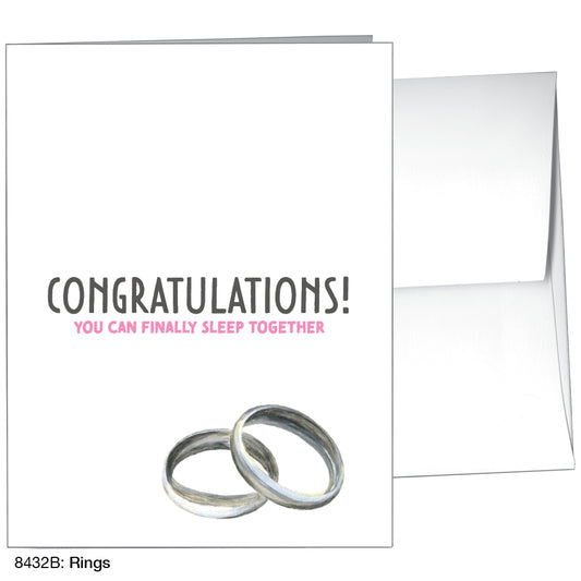 Rings, Greeting Card (8432B)