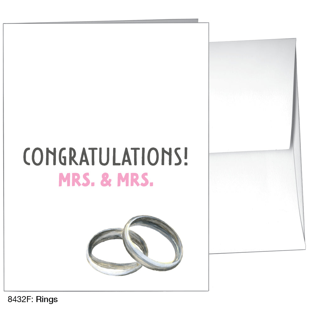 Rings, Greeting Card (8432F)