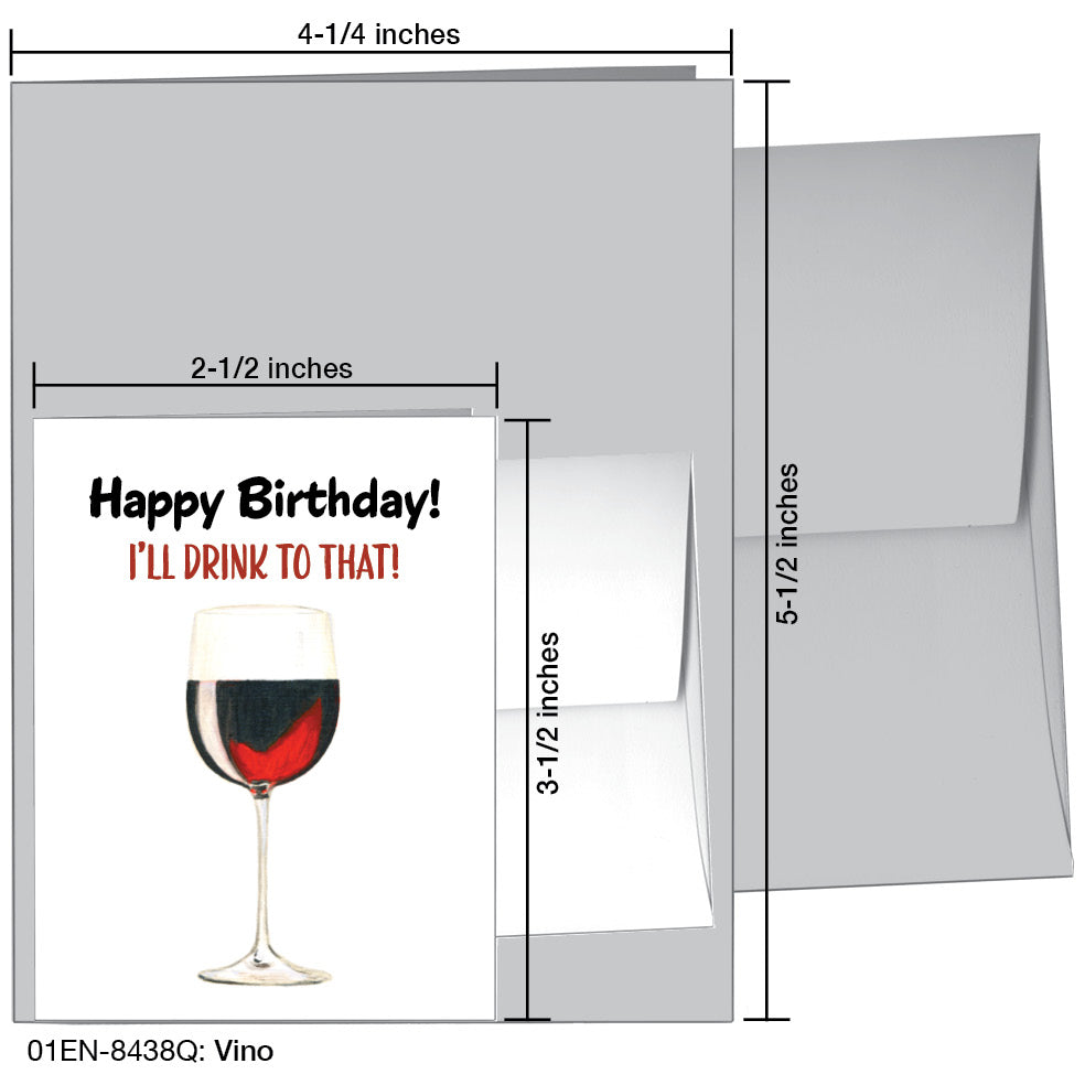 Vino, Greeting Card (8438Q)