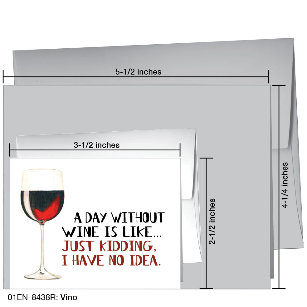 Vino, Greeting Card (8438R)