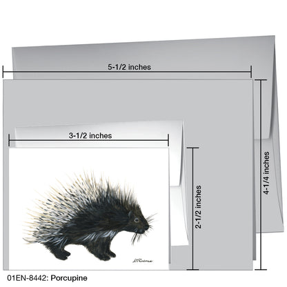 Porcupine, Greeting Card (8442)