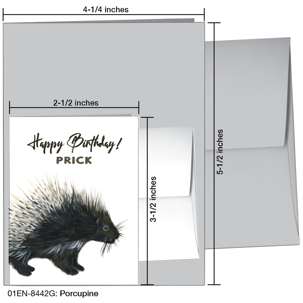 Porcupine, Greeting Card (8442G)