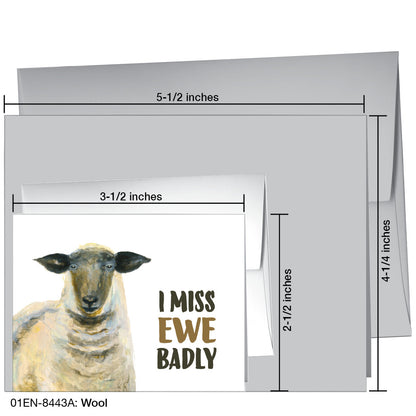 Wool, Greeting Card (8443A)