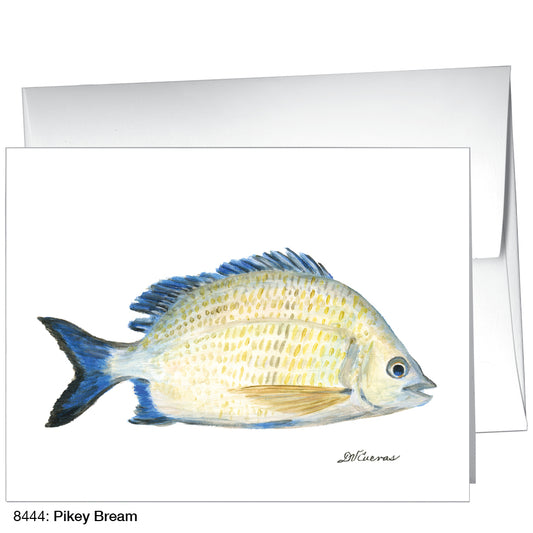 Pikey Bream, Greeting Card (8444)