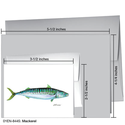 Mackerel, Greeting Card (8445)