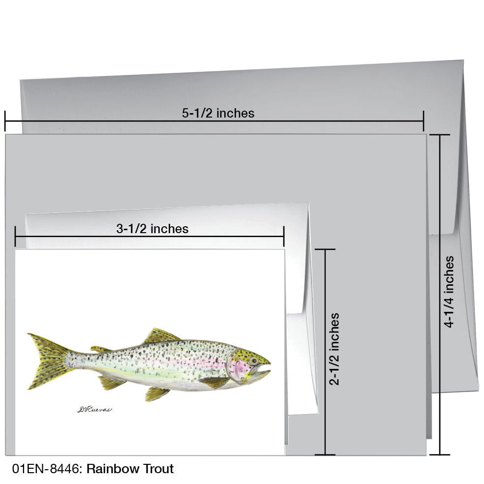 Rainbow Trout, Greeting Card (8446)