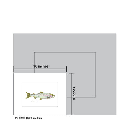 Rainbow Trout, Print (#8446)