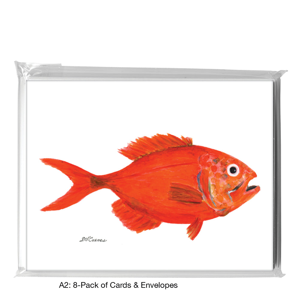 Orange Roughy, Greeting Card (8447)