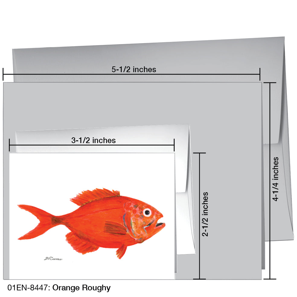 Orange Roughy, Greeting Card (8447)