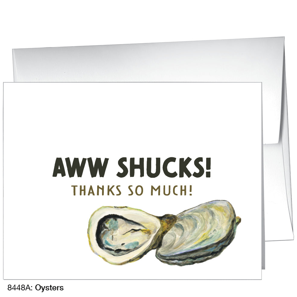 Oysters, Greeting Card (8448A)