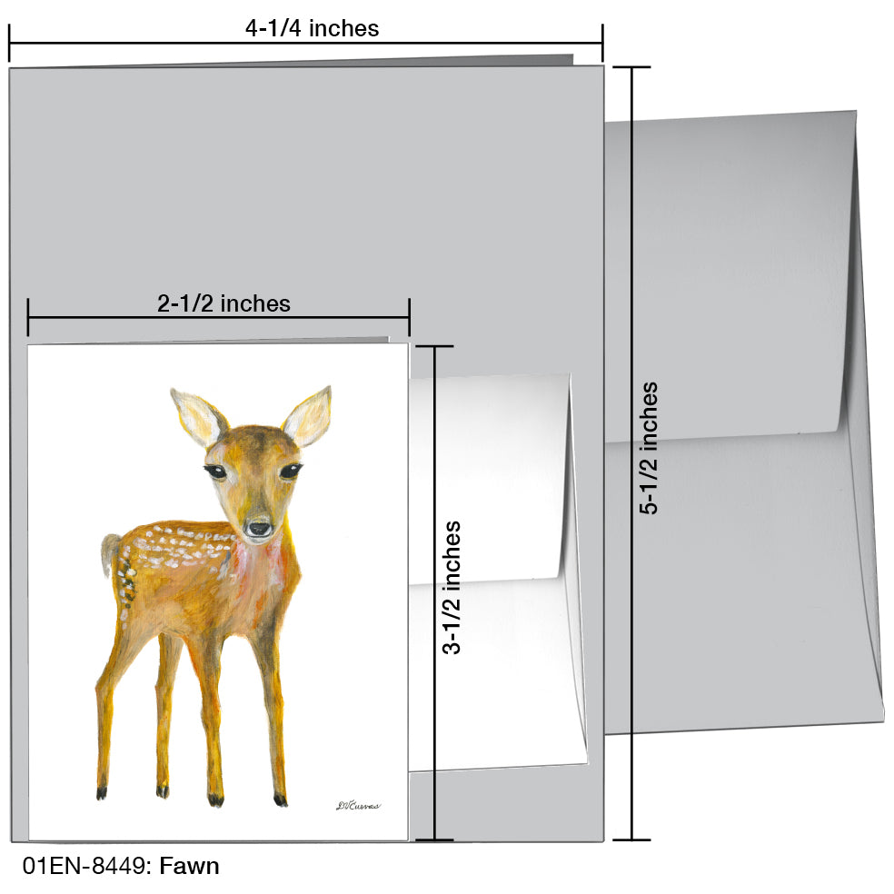 Fawn, Greeting Card (8449)