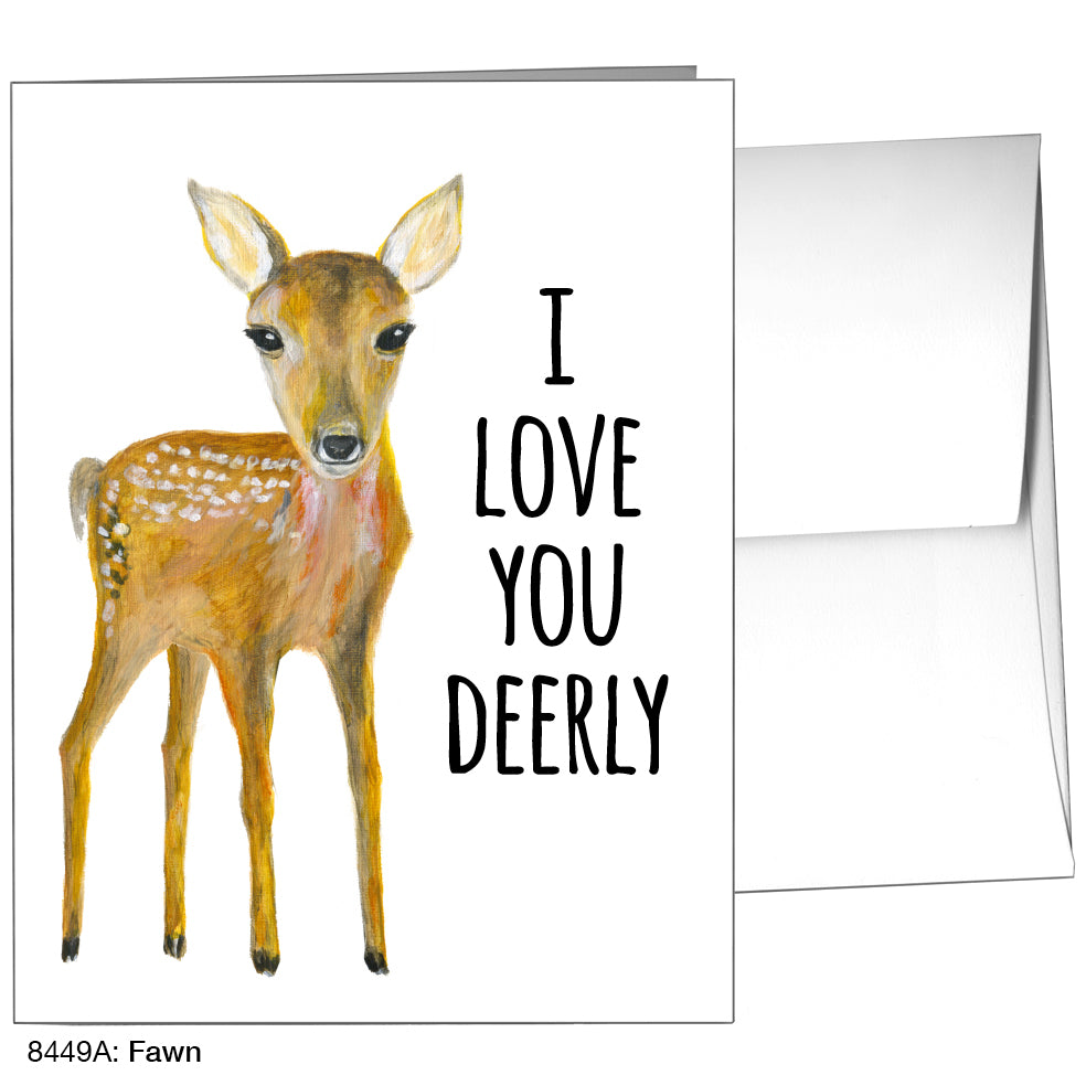 Fawn, Greeting Card (8449A)