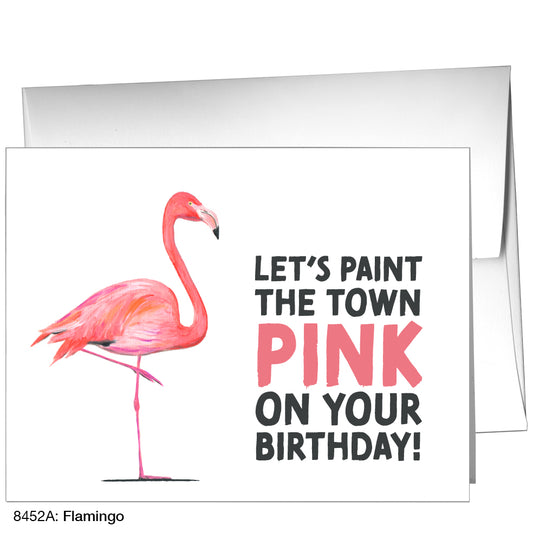 Flamingo, Greeting Card (8452A)