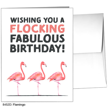 Flamingo, Greeting Card (8452D)