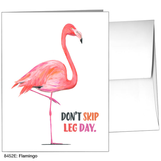 Flamingo, Greeting Card (8452E)