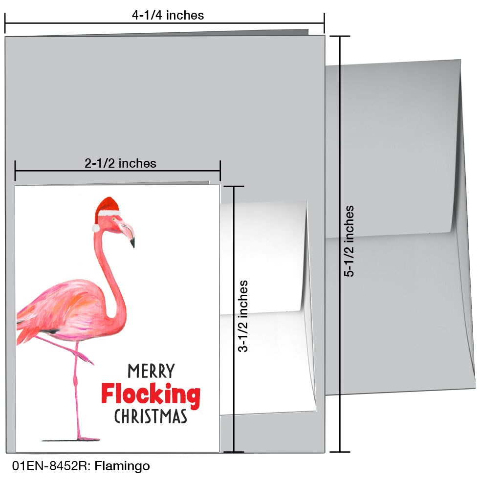 Flamingo, Greeting Card (8452R)