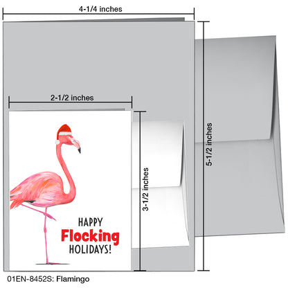 Flamingo, Greeting Card (8452S)