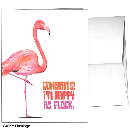 Flamingo, Greeting Card (8452Y)