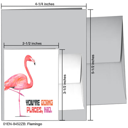 Flamingo, Greeting Card (8452ZB)