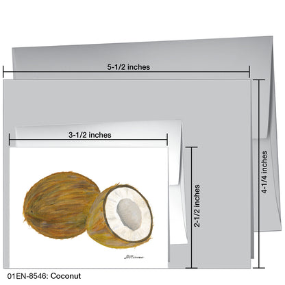 Coconut, Greeting Card (8546)