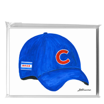 Cubs Hat, Greeting Card (8461)