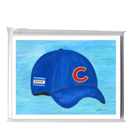 Cubs Hat, Greeting Card (8461B)