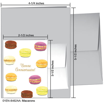 Macarons, Greeting Card (8462AA)